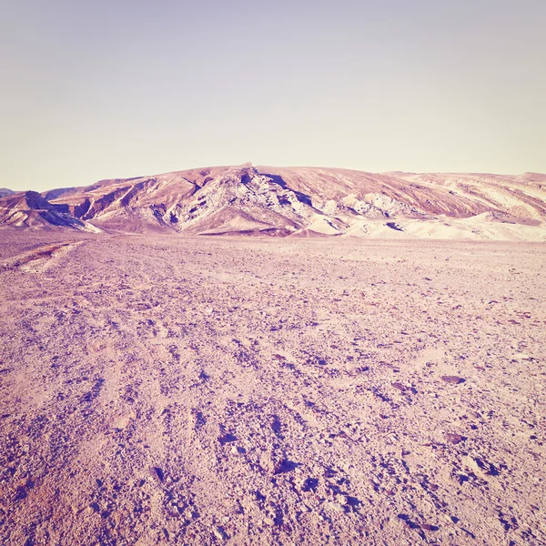 沙漠日落时分 — 图库照片