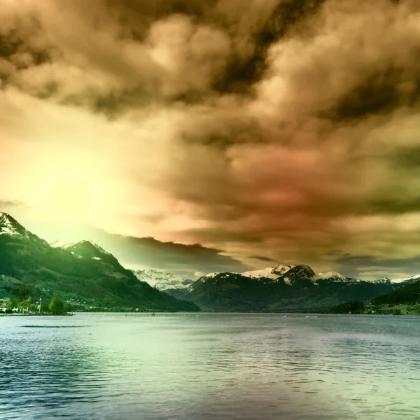Λίμνη sarner — Φωτογραφία Αρχείου
