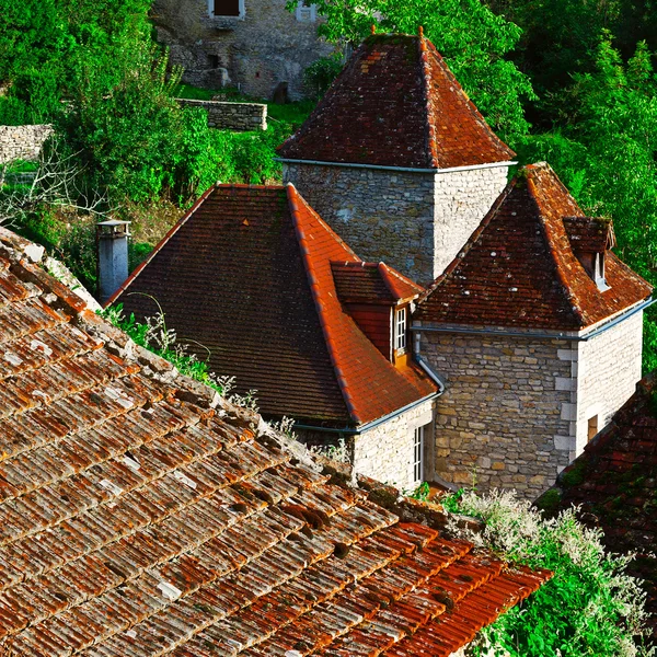 Red Tiles — Zdjęcie stockowe