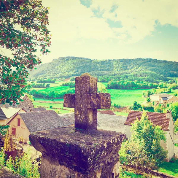 Steinkreuz — Stockfoto