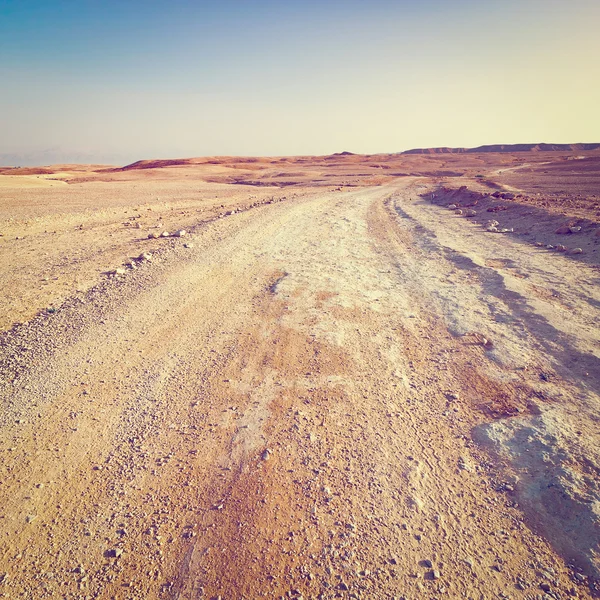 Puesta de sol en el desierto — Foto de Stock