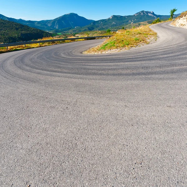 Weg in de Alpen — Stockfoto