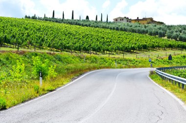 Road yakınındaki çiftlik evi