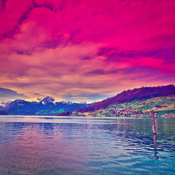 Lago Sarner — Foto Stock