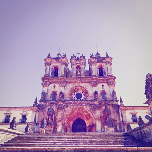 Catedral em alcobaca — Fotografia de Stock