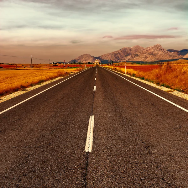 Straight Road — Stock Photo, Image