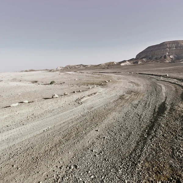 Estrada no deserto — Fotografia de Stock