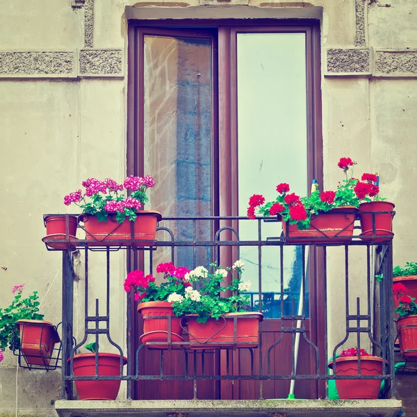 Italiaanse balkon — Stockfoto