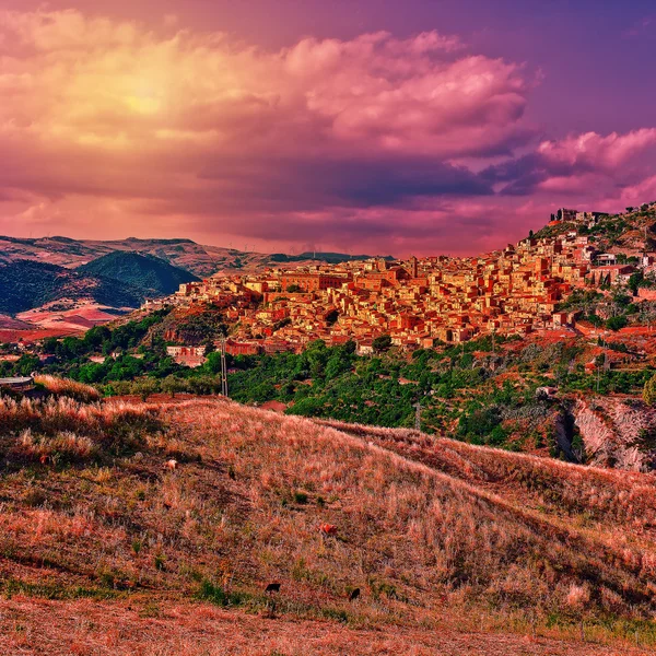 Sicilian Town — Stock Photo, Image