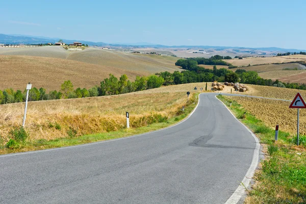 Road among Hills Royalty Free Stock Photos