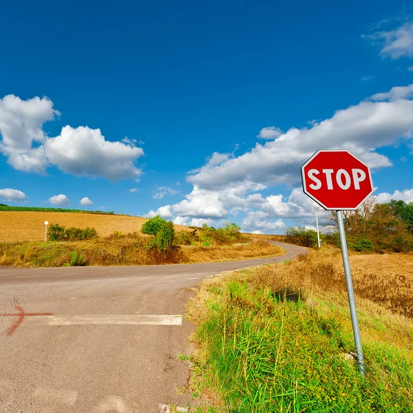 Stoppskylt — Stockfoto