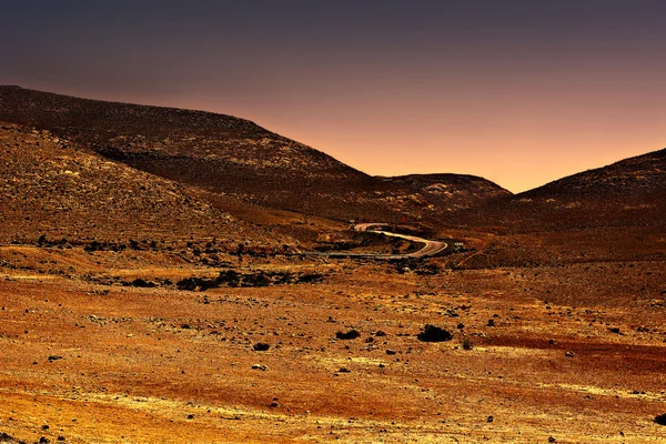 Negev woestijn in Israël — Stockfoto