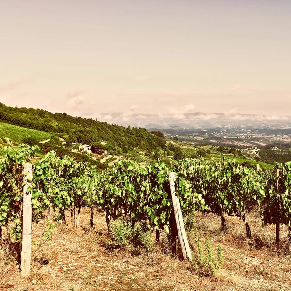 Italian Landscape at Sunset — Stock Photo, Image