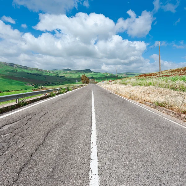 Road of Sicily — Stock Photo, Image