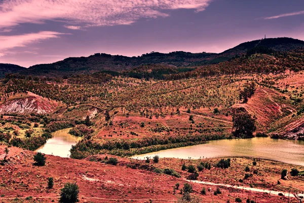 Het bergmeer — Stockfoto