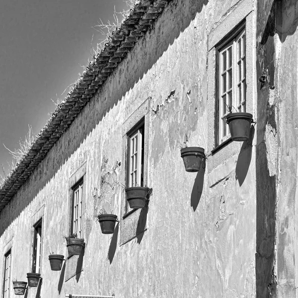 Die schäbige Fassade — Stockfoto