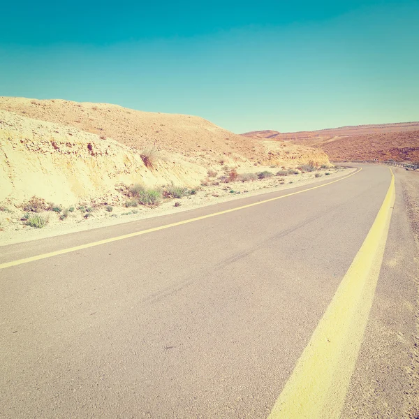 Δρόμος στην έρημο — Φωτογραφία Αρχείου