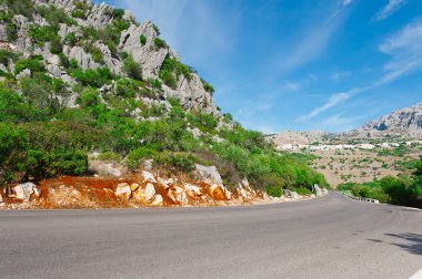Asfalt yol İspanya