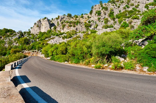 Estrada de asfalto em Espanha — Fotografia de Stock