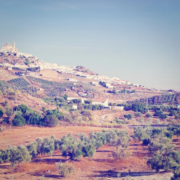 Asfalterad väg i Spanien — Stockfoto