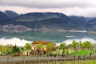 Lake Corbara İtalya