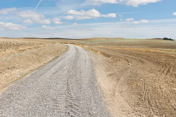 Route de gravier en Espagne — Photo