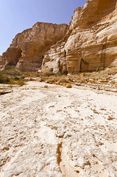 Desfiladeiro no deserto — Fotografia de Stock