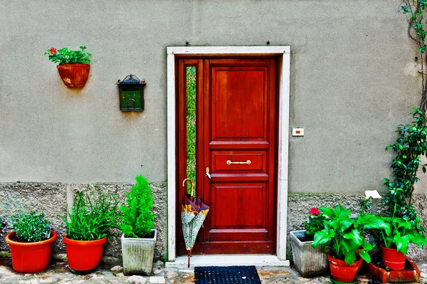 Façade de la maison italienne — Photo