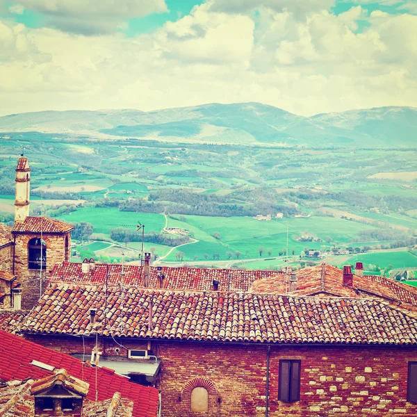 Aerial View of Italian City — Stock Photo, Image