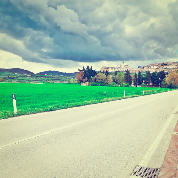 Stadt von assisi — Stockfoto