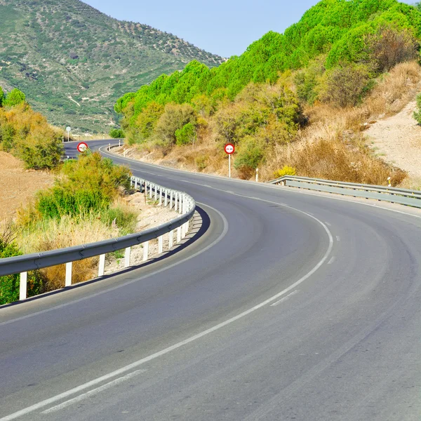 Straße in Spanien — Stockfoto