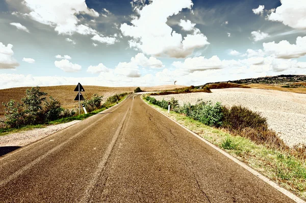 Campos na Toscana — Fotografia de Stock