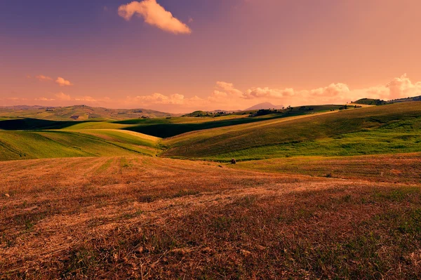 Collines de Sicile — Photo