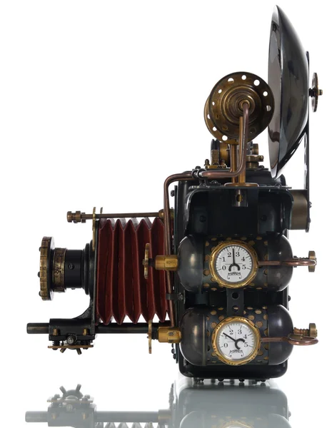 Câmera steampunk — Fotografia de Stock