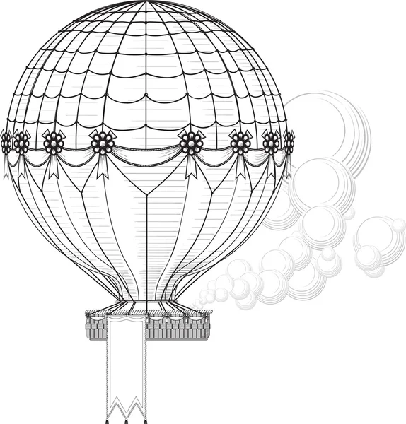 Heteluchtballon — Stockvector