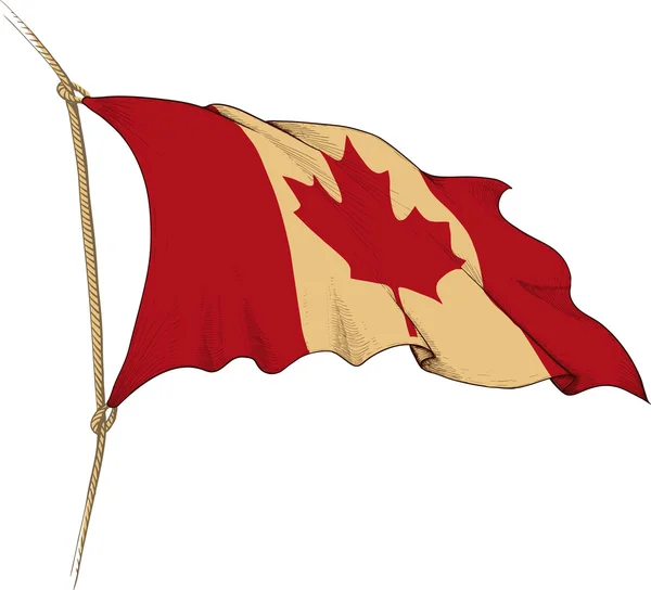 Bandeira do Canadá — Vetor de Stock