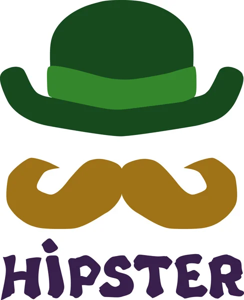 Hipster kapelusz — Wektor stockowy
