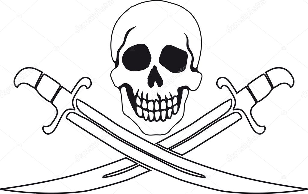 Pirate symbol Jolly Roger