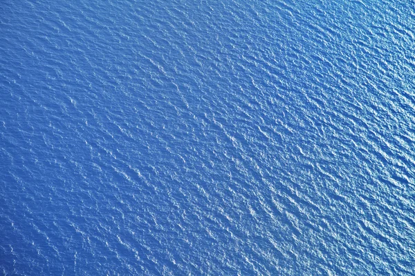 Поверхность моря, вид с самолета — стоковое фото