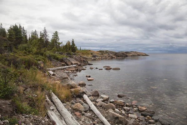 Coast of White sea, northern Russia — Stock Photo, Image