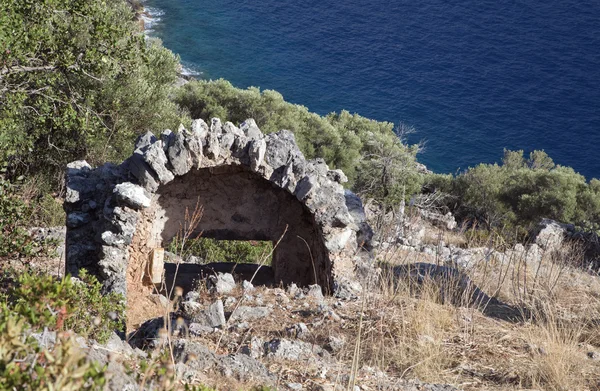 Gemiler island ruins, Turkey — Stock Photo, Image