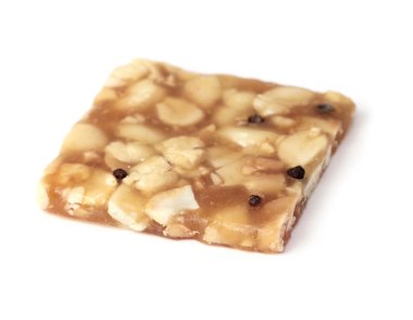 Beyaz üzerine Hint şekeri