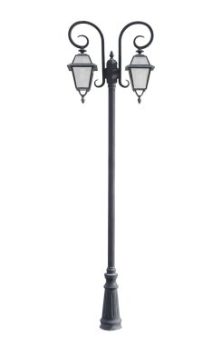 Sokak lambası direği, ıssız