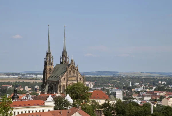 Peter and Paul cathedral in Brno — Stock Photo, Image