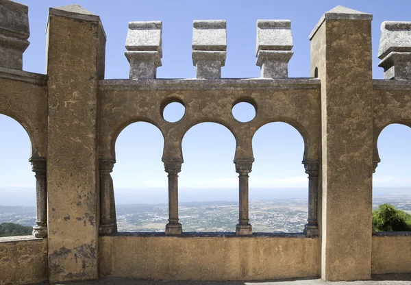 Galería árabe en el palacio de Pena, Sintra —  Fotos de Stock