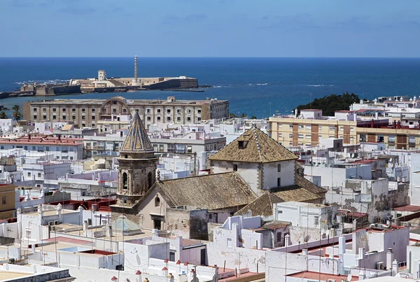 Cadice, vista da torre Tavira — Foto Stock