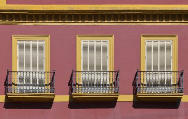 Balkon bir evin Seville