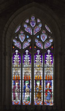 Vitray pencere Seville Katedrali, İspanya