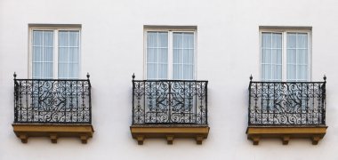 Balkon bir evin Seville