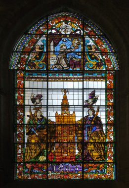 Seville cathedra vitray pencere